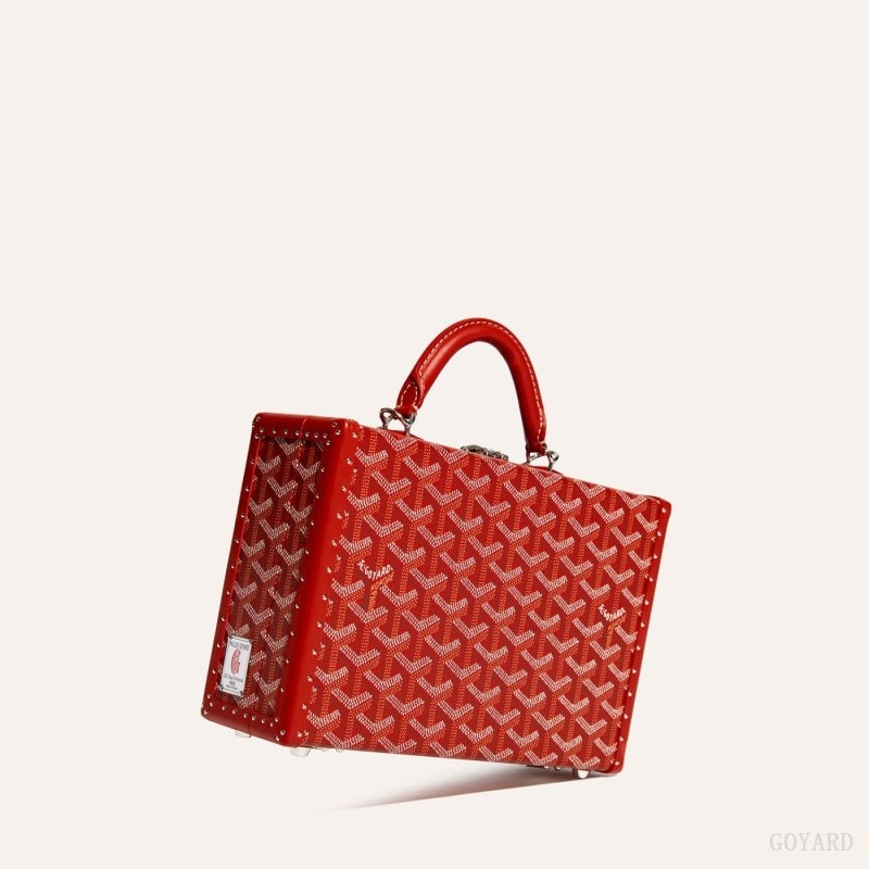 Goyard Grand Hôtel Trunk Bag Red | DTRJ6254