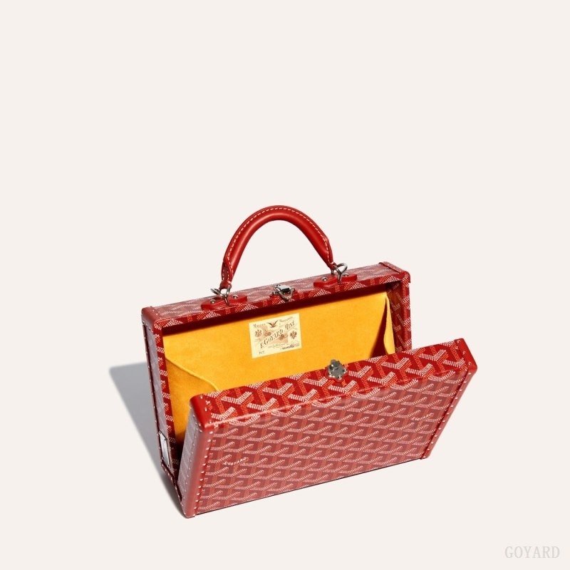 Goyard Grand Hôtel Trunk Bag Red | DTRJ6254