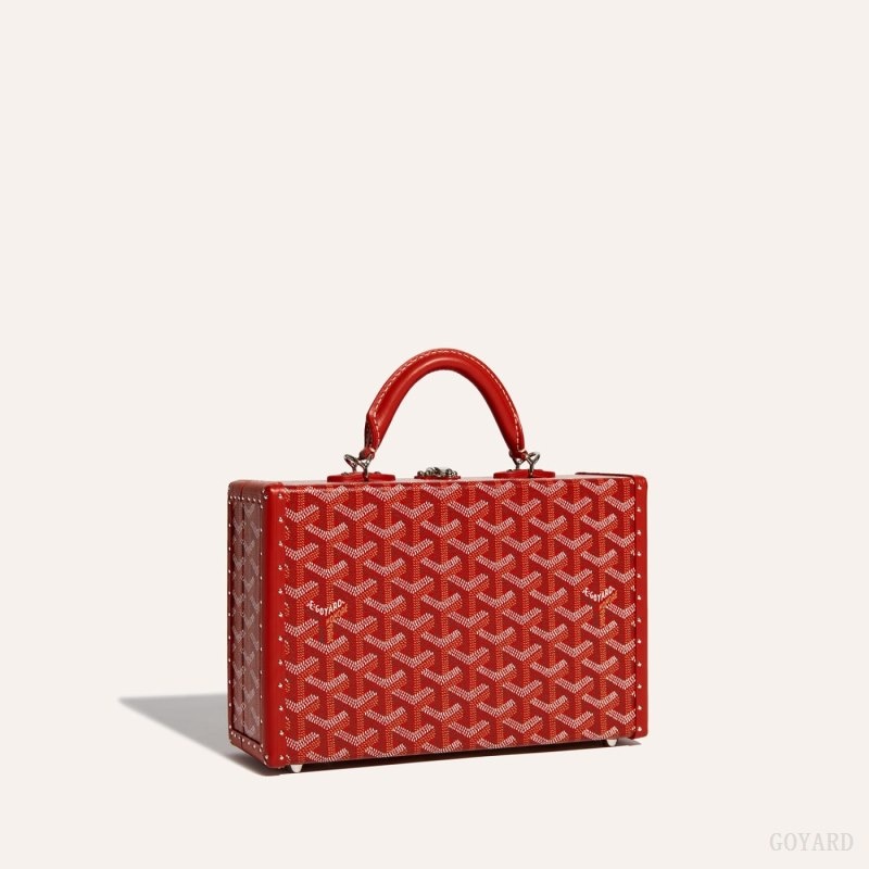 Goyard Grand Hôtel Trunk Bag Red | DTRJ6254