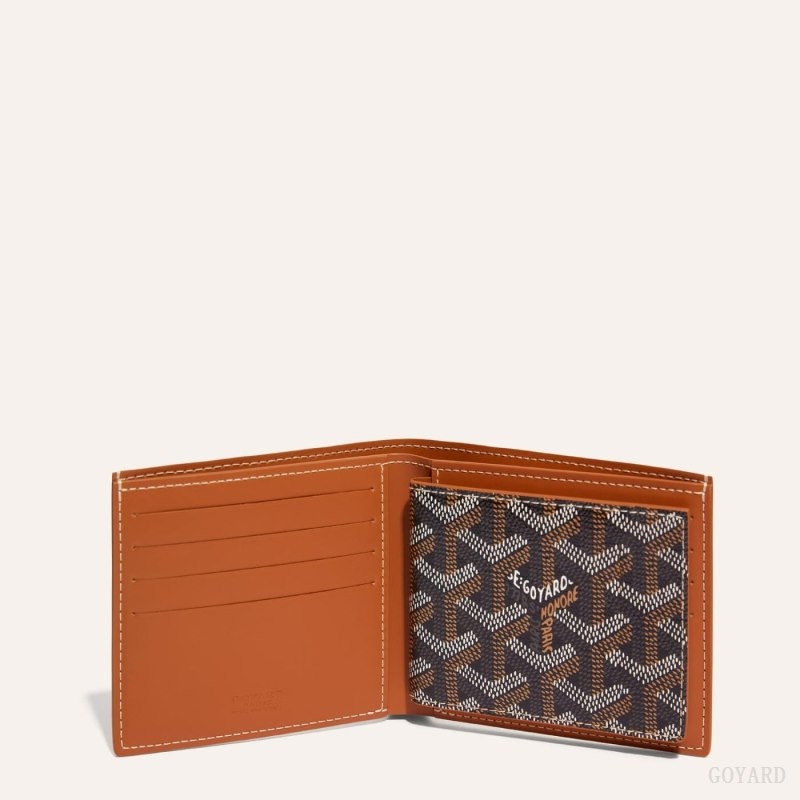 Goyard INSERT VICTOIRE CARD WALLET Black / Brown | DIQP7856