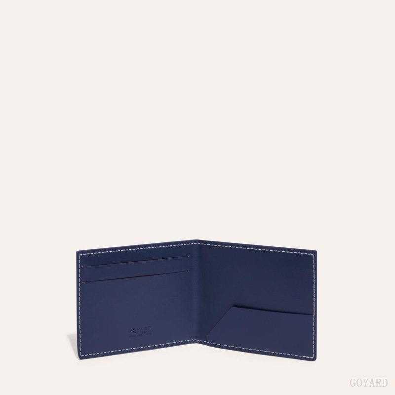 Goyard INSERT VICTOIRE CARD WALLET Navy Blue | GUBP7541