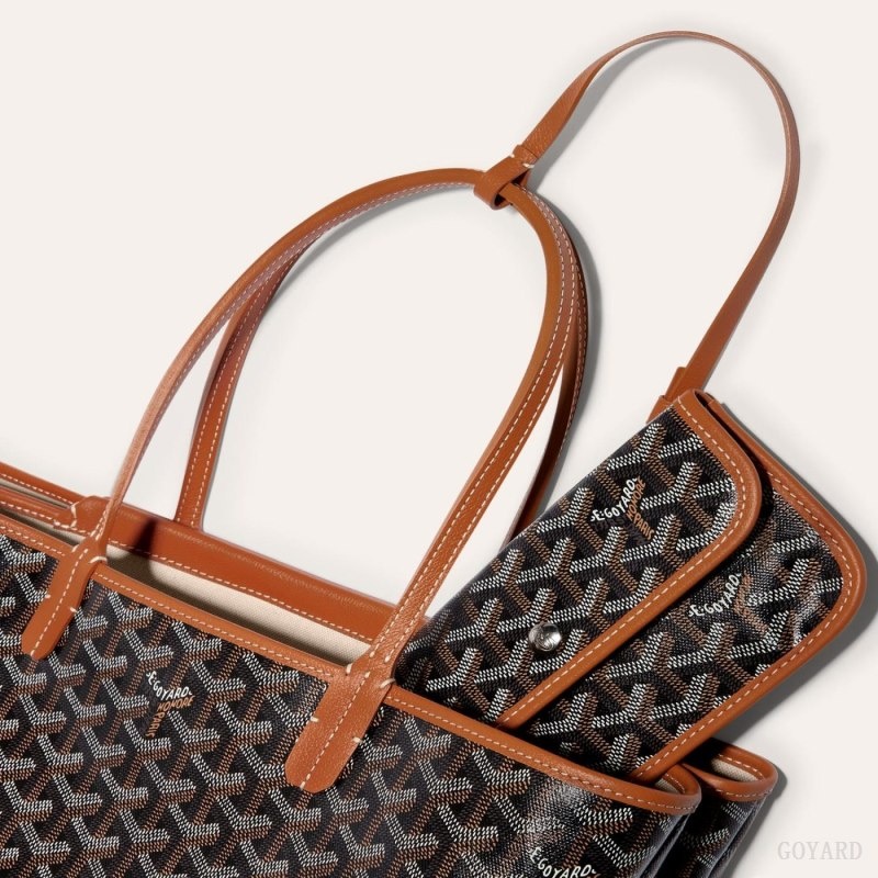 Goyard ISABELLE BAG Black / Brown | IHDG8607