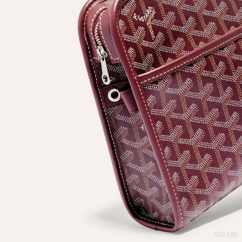 Goyard JOUVENCE GM TOILET BAG Burgundy | UDIZ1691