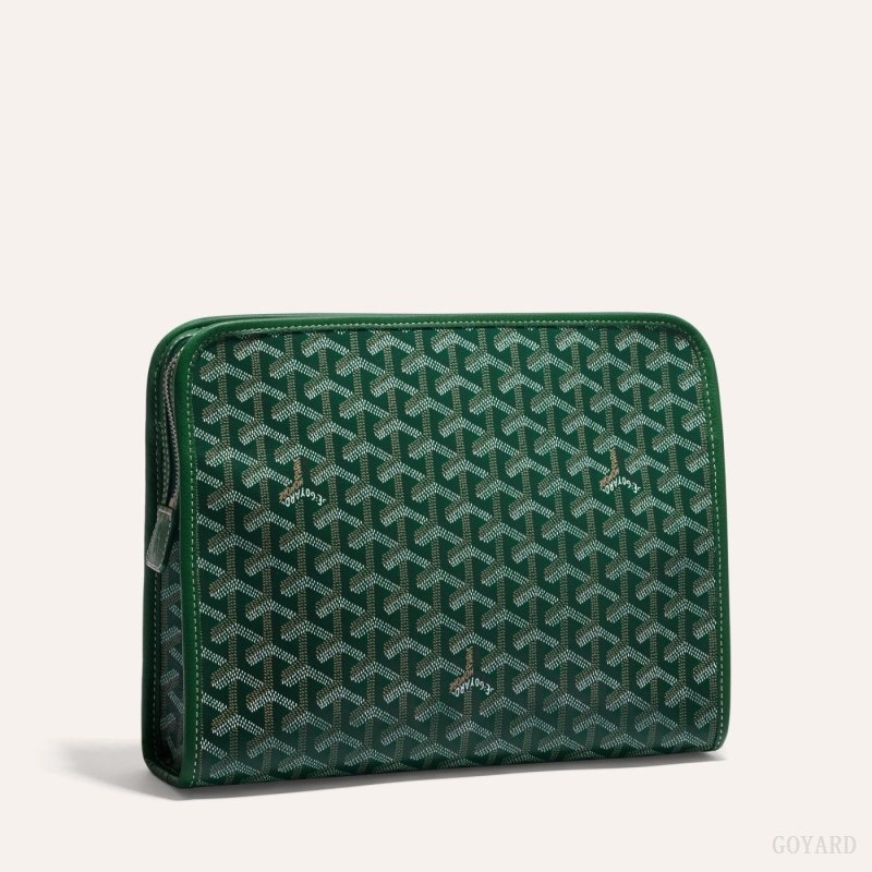 Goyard JOUVENCE GM TOILET BAG Green | YHRS7436