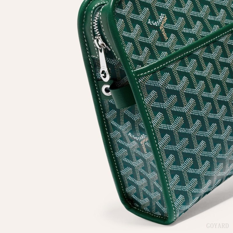 Goyard JOUVENCE GM TOILET BAG Green | YHRS7436