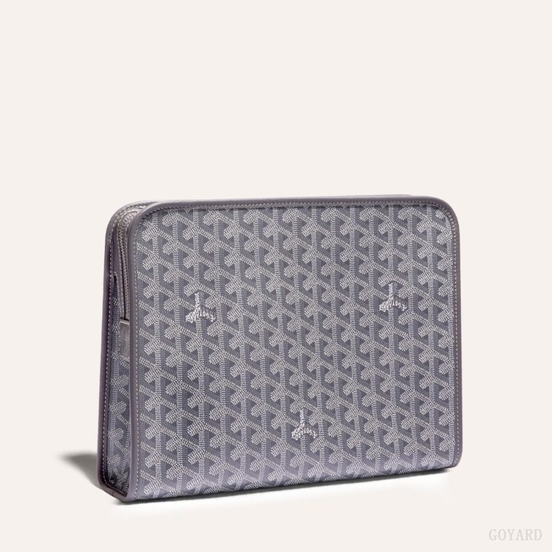 Goyard JOUVENCE GM TOILET BAG Grey | RFEQ7554