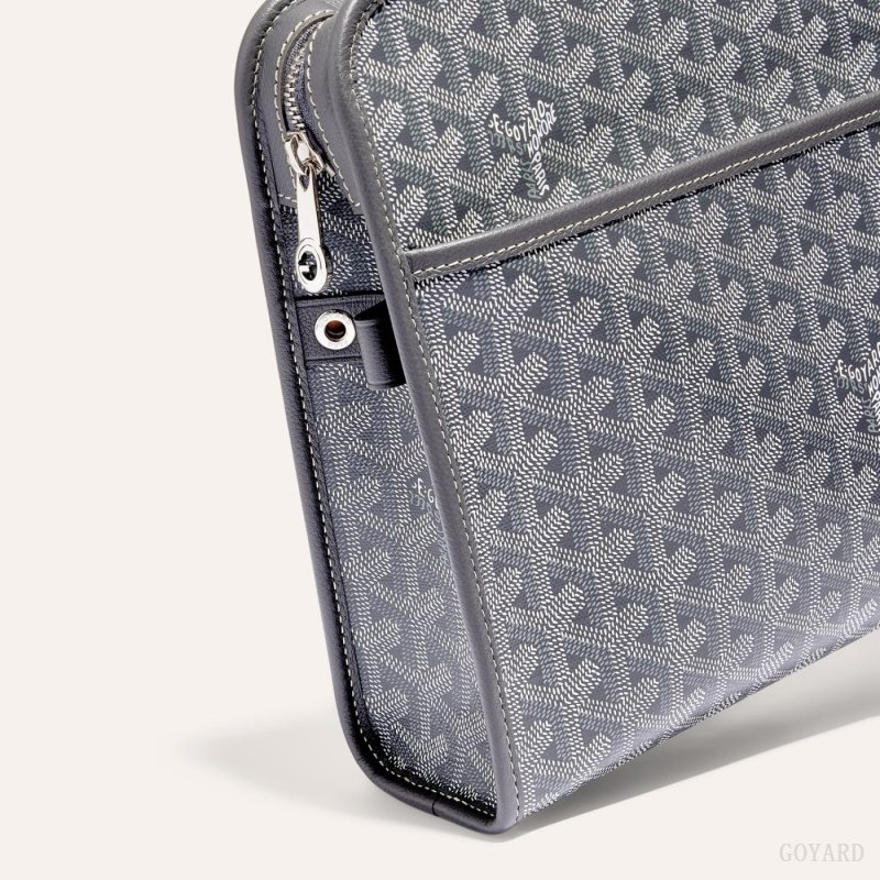 Goyard JOUVENCE GM TOILET BAG Grey | RFEQ7554