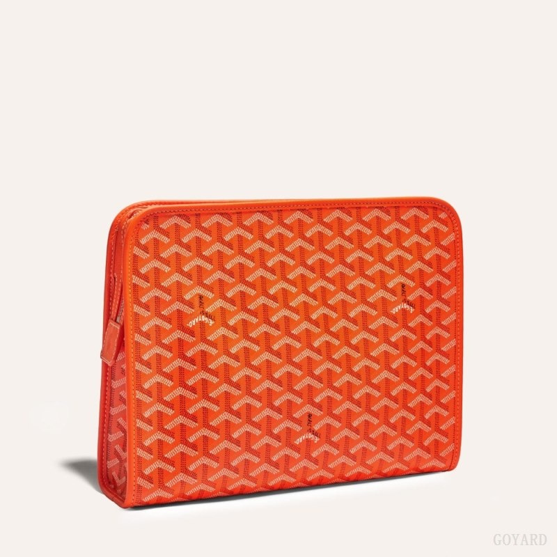 Goyard JOUVENCE GM TOILET BAG Orange | GYCA7326