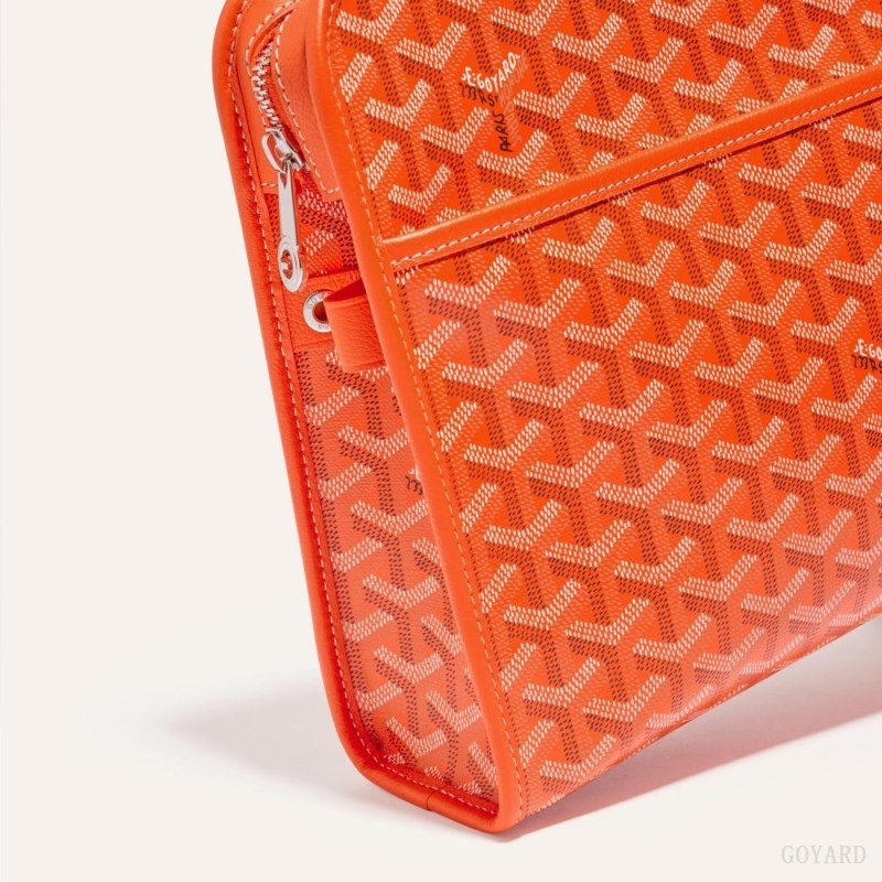 Goyard JOUVENCE GM TOILET BAG Orange | GYCA7326