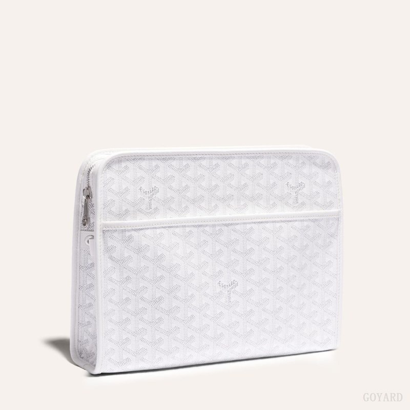 Goyard JOUVENCE GM TOILET BAG White | GBDS8684