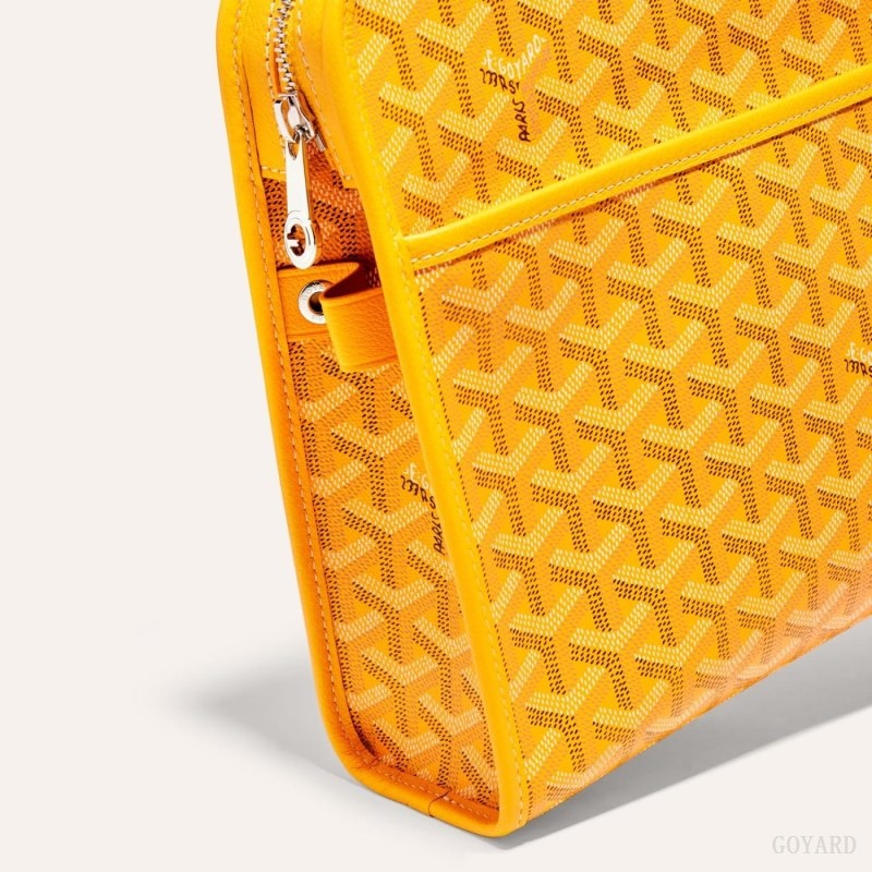 Goyard JOUVENCE GM TOILET BAG Yellow | EIGV7610