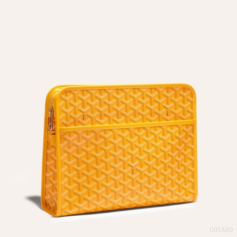 Goyard JOUVENCE GM TOILET BAG Yellow | EIGV7610