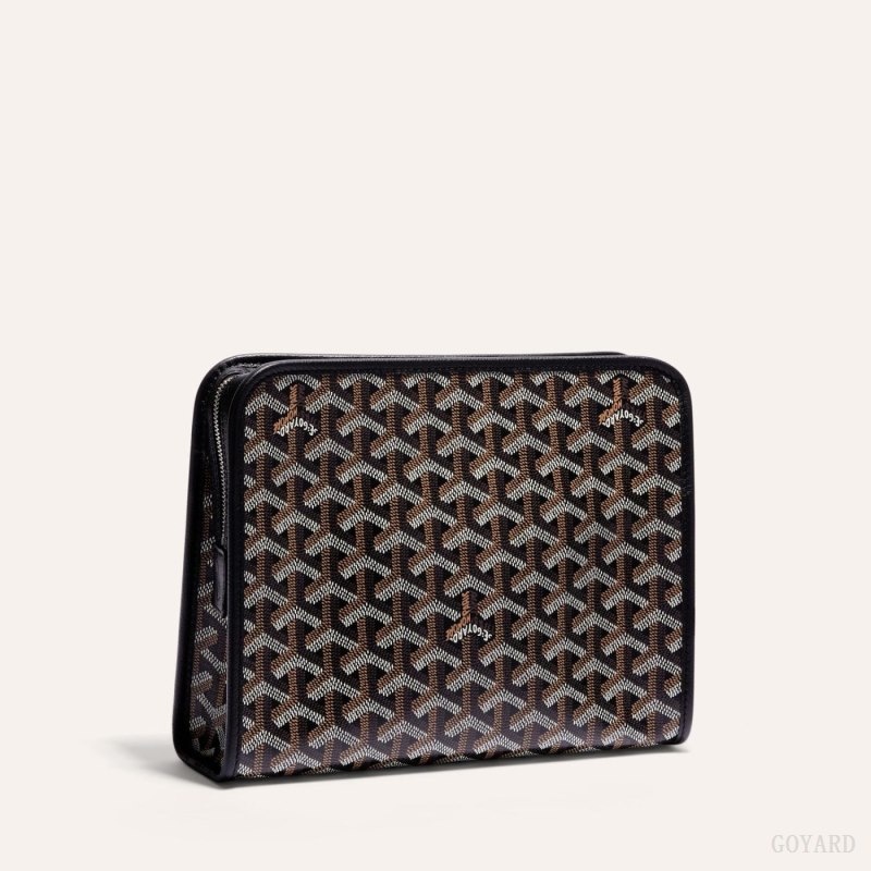 Goyard JOUVENCE MM TOILET BAG Black | JAGV7233