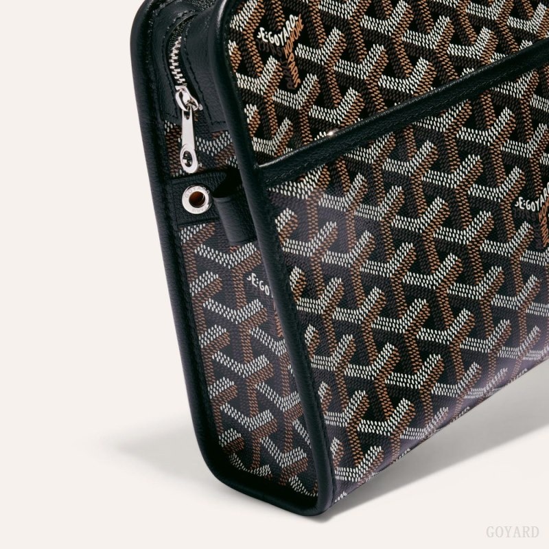 Goyard JOUVENCE MM TOILET BAG Black | JAGV7233