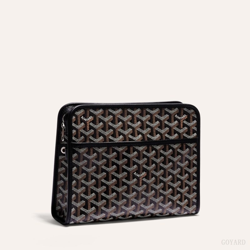 Goyard JOUVENCE MM TOILET BAG Black | JAGV7233