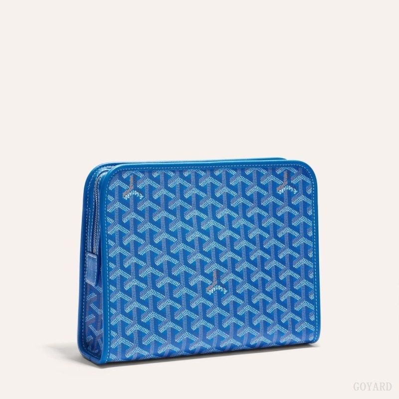 Goyard JOUVENCE MM TOILET BAG Blue | AGTS0705