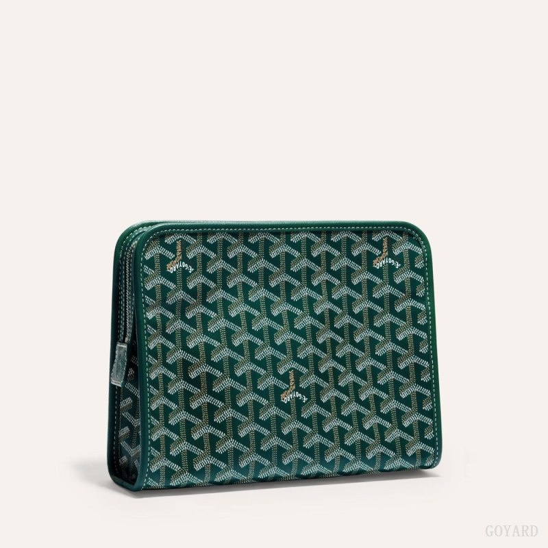 Goyard JOUVENCE MM TOILET BAG Green | QPHW1433