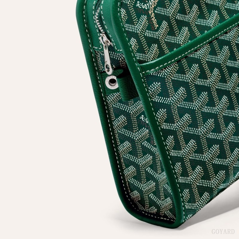 Goyard JOUVENCE MM TOILET BAG Green | QPHW1433