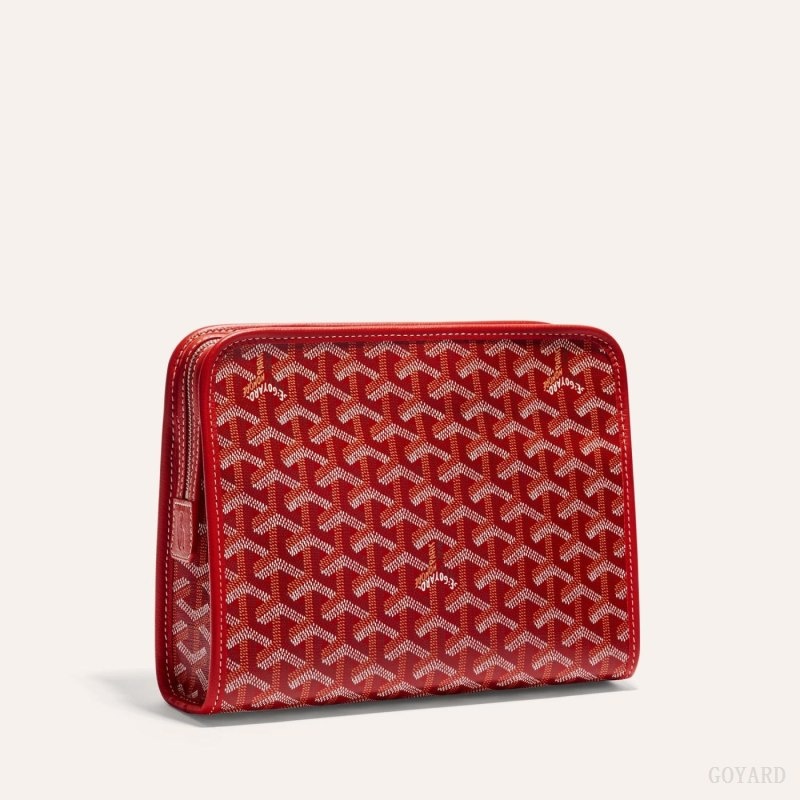 Goyard JOUVENCE MM TOILET BAG Red | IXDN2597