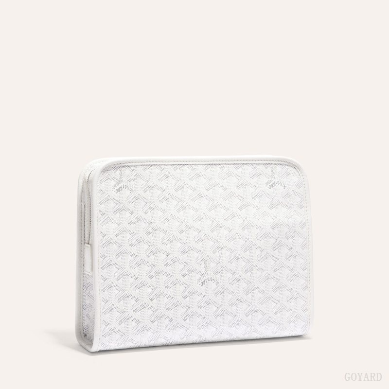 Goyard JOUVENCE MM TOILET BAG White | EGIF7449