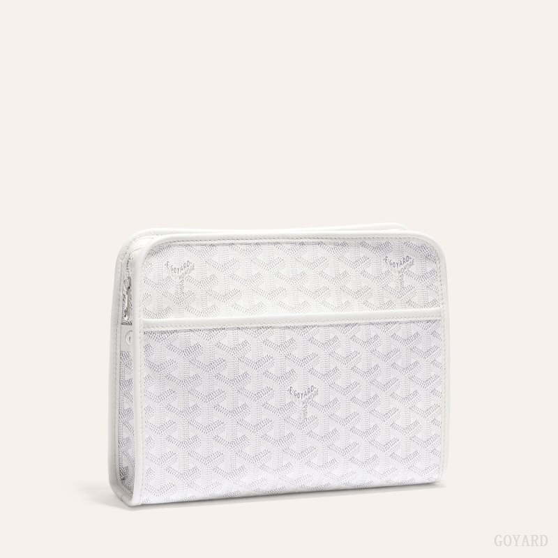 Goyard JOUVENCE MM TOILET BAG White | EGIF7449