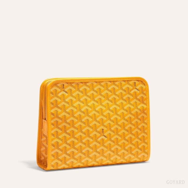 Goyard JOUVENCE MM TOILET BAG Yellow | IXLU1956