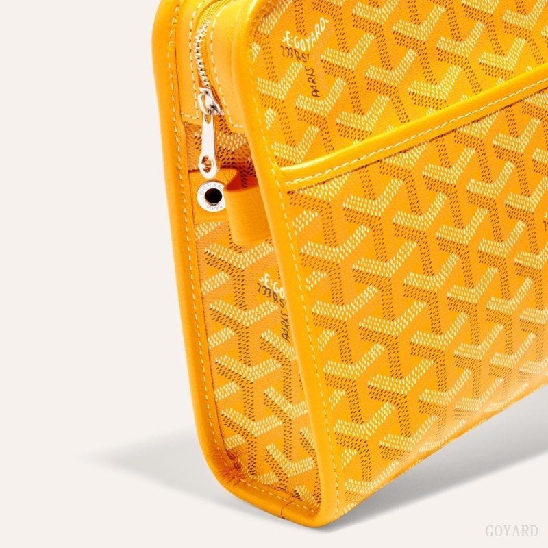 Goyard JOUVENCE MM TOILET BAG Yellow | IXLU1956