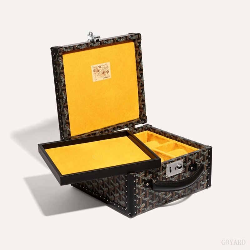 Goyard JOUX 6 WATCH CASE Black | PKRY3317