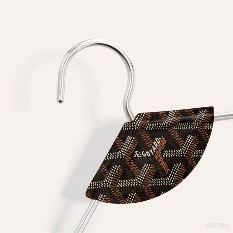 Goyard LIVRÉE PAIR OF HANGERS Black | OTND9070