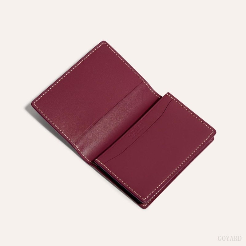 Goyard MALESHERBES CARD WALLET Burgundy | CTRJ2743