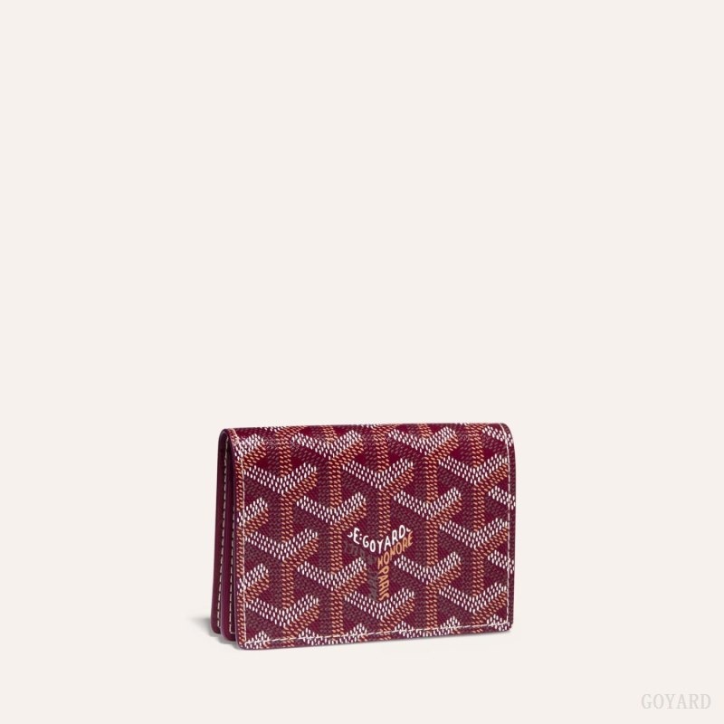 Goyard MALESHERBES CARD WALLET Burgundy | CTRJ2743