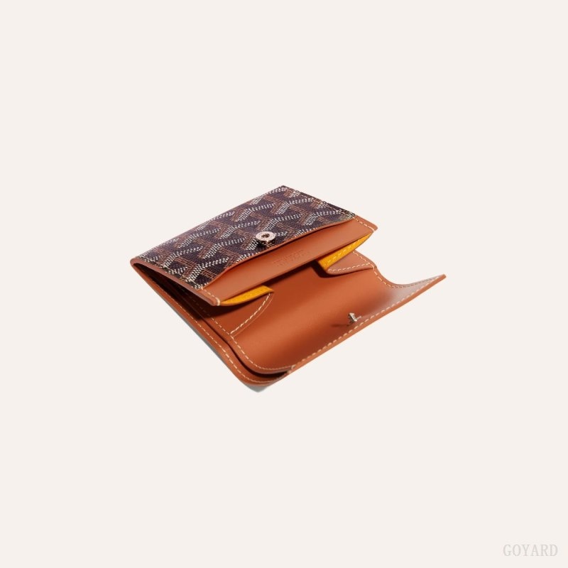 Goyard MARIGNY WALLET Black / Brown | HLUK8363