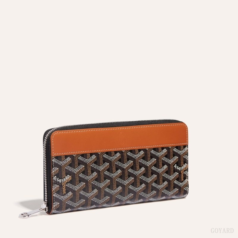 Goyard MATIGNON GM WALLET Black / Brown | THRP4913