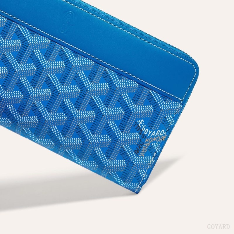 Goyard MATIGNON GM WALLET Blue | HSNK6809