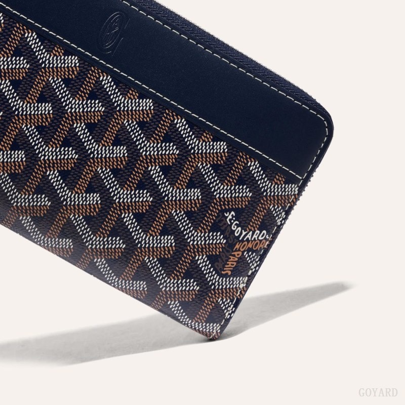 Goyard MATIGNON GM WALLET Navy Blue | KDPP1183