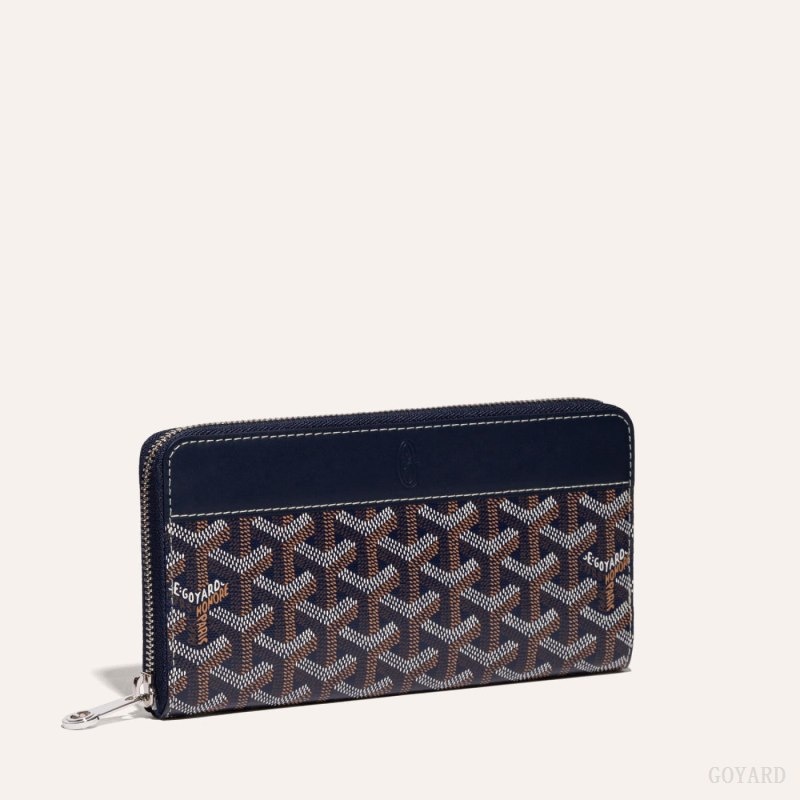 Goyard MATIGNON GM WALLET Navy Blue | KDPP1183