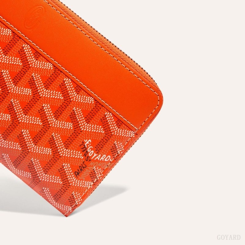 Goyard MATIGNON GM WALLET Orange | OBJB5769