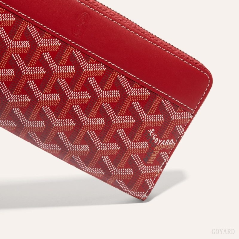 Goyard MATIGNON GM WALLET Red | VURS4660