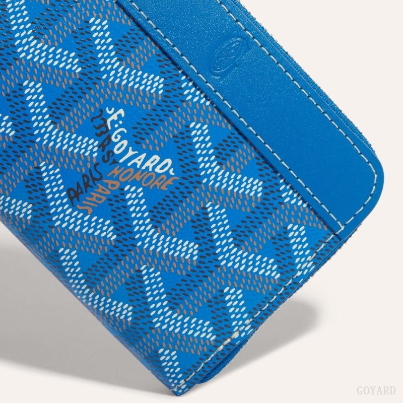 Goyard MATIGNON MINI WALLET Blue | SXLK6278