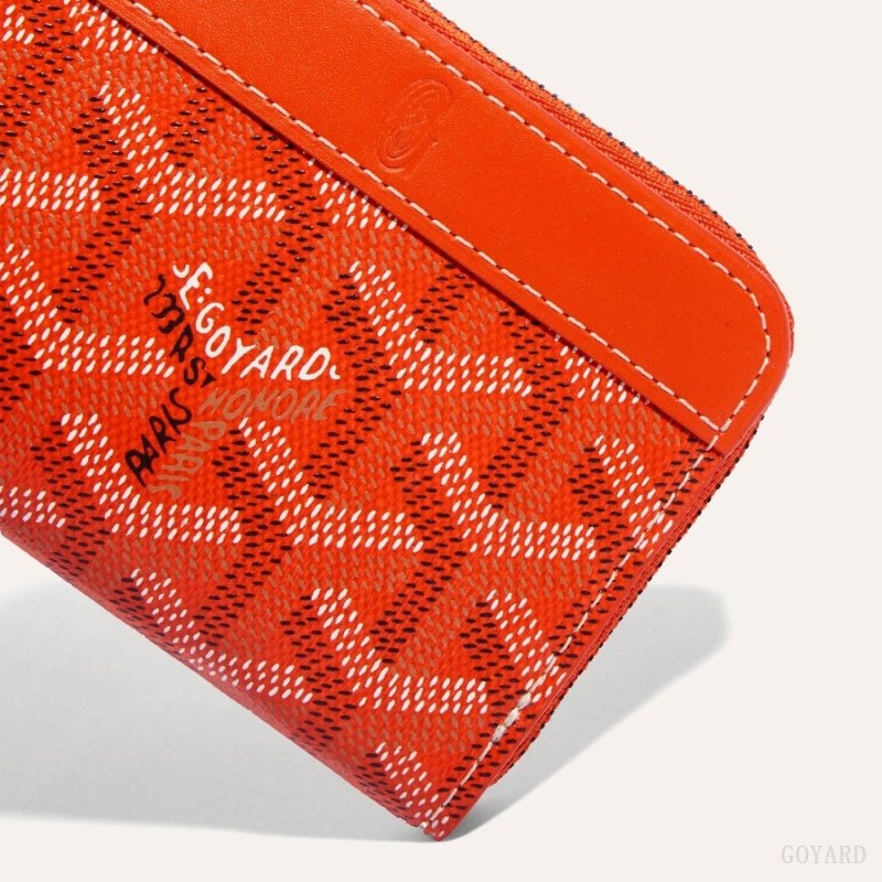 Goyard MATIGNON MINI WALLET Orange | LOGE0636