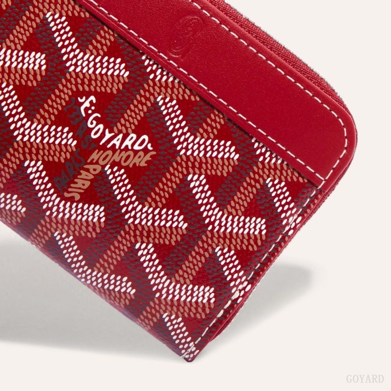 Goyard MATIGNON MINI WALLET Red | SSHF2714