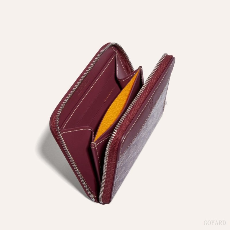 Goyard MATIGNON PM WALLET Burgundy | EYIQ2582