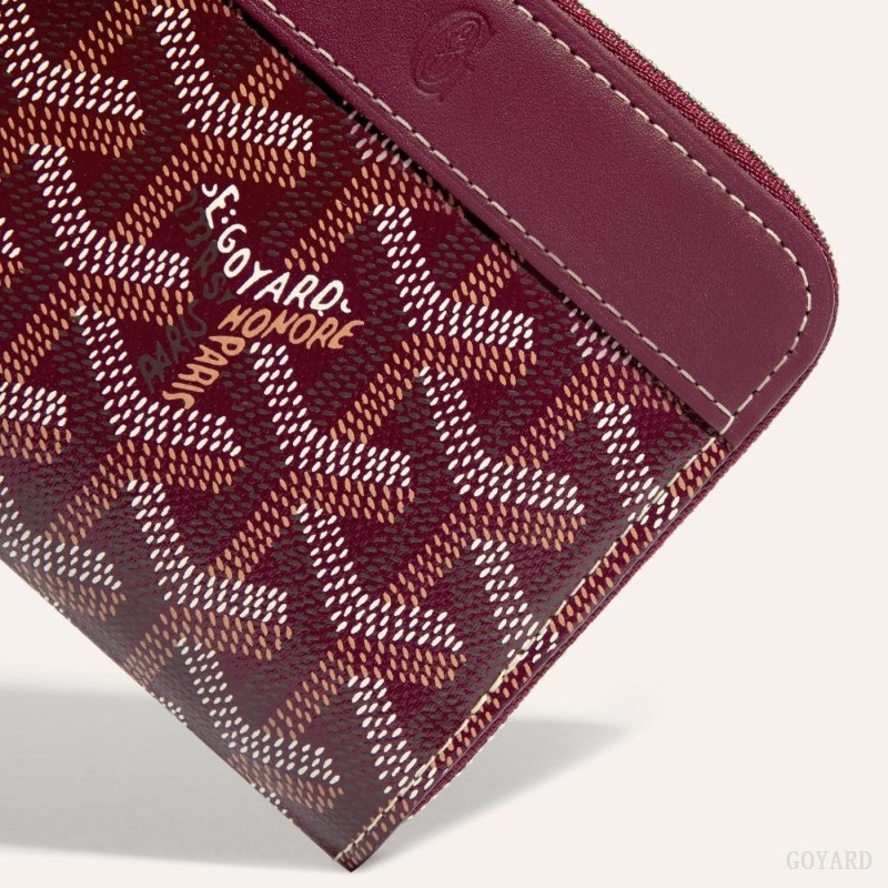 Goyard MATIGNON PM WALLET Burgundy | EYIQ2582