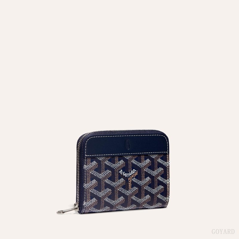 Goyard MATIGNON PM WALLET Navy Blue | ZMOF0533