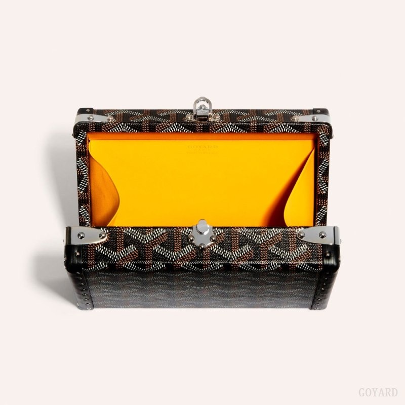 Goyard MINAUDIÈRE TRUNK BAG Black | EQHA6561