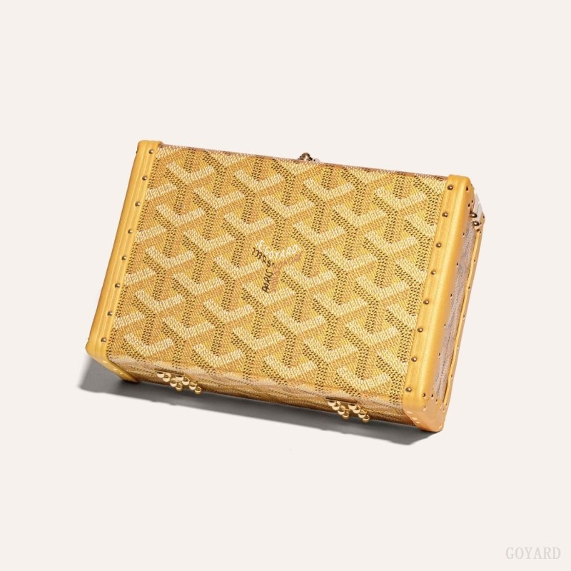 Goyard MINAUDIÈRE TRUNK BAG Gold | UECU8943