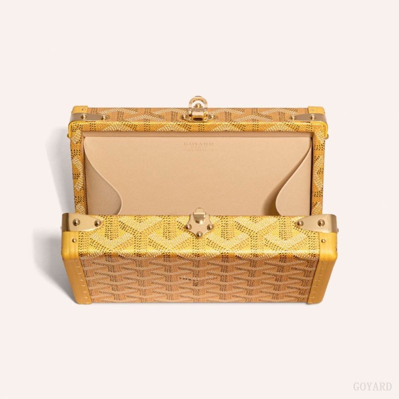 Goyard MINAUDIÈRE TRUNK BAG Gold | UECU8943