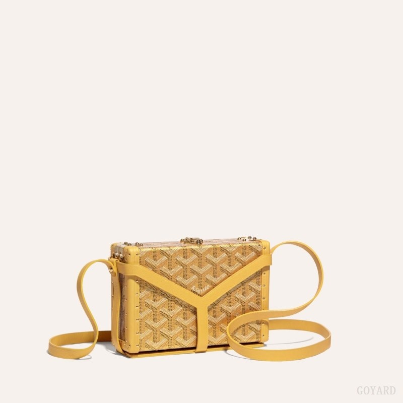 Goyard MINAUDIÈRE TRUNK BAG Gold | UECU8943