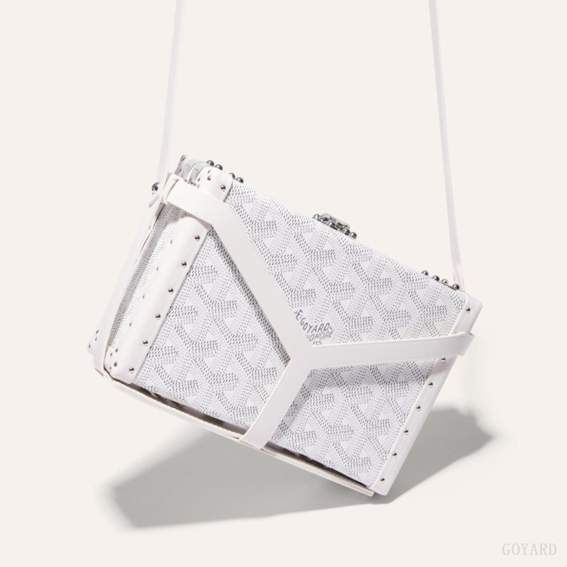 Goyard MINAUDIÈRE TRUNK BAG White | WWLN9418