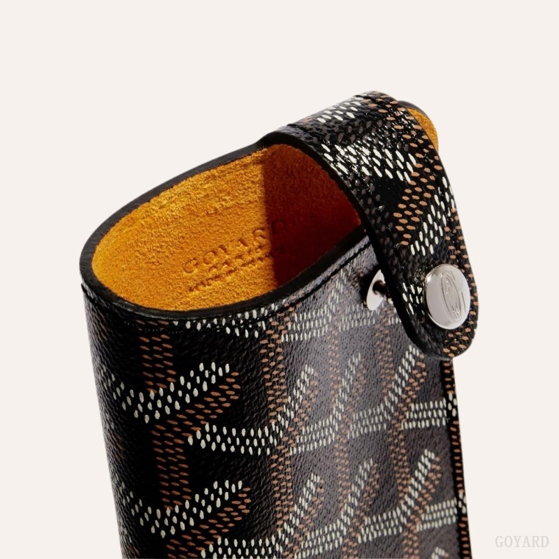 Goyard MONTMARTRE PM GLASSES CASE Black | ITHP8544